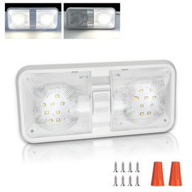 MERTTURM 48 LED Ceiling Light 12 V Lamp (1000 LM), 12 V Motorhome Natural White Light with Switch, Brightness Adjustable, Interior Lighting Car LED for Car Interior Lighting Boat, Pack of 1