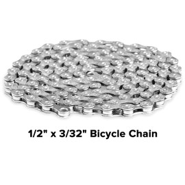 WeeGoo Bike Chain Multi Function Bike Mechanic Repair Kit Bicycle Chain and Chains Checker 6/7/8 Speed Chain, 1/2x3/32 Inch Links Bike Chain for Mountain Folding Bikes
