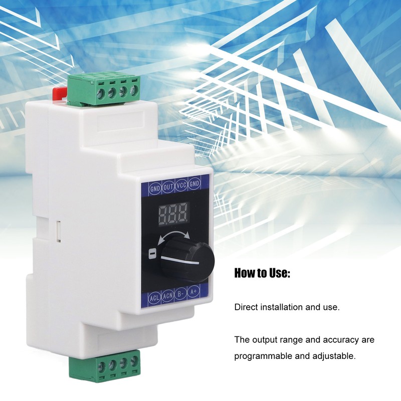 Current Signal Generator 0‑5V 10V 0‑22mA Output DC24V AC220V Analog