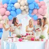 Gender Reveal Balloons Garland Kit, 122PCS Dusty Pink Dusty Blue