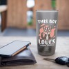 This boy loves sugar gliders Stainless Steel Insulated Tumbler
