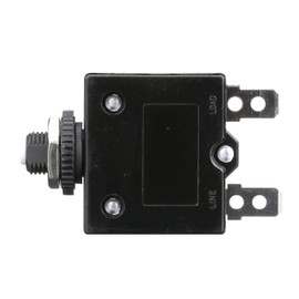 SEACHOICE 13131 Push Button Circuit Breaker 15A, Black