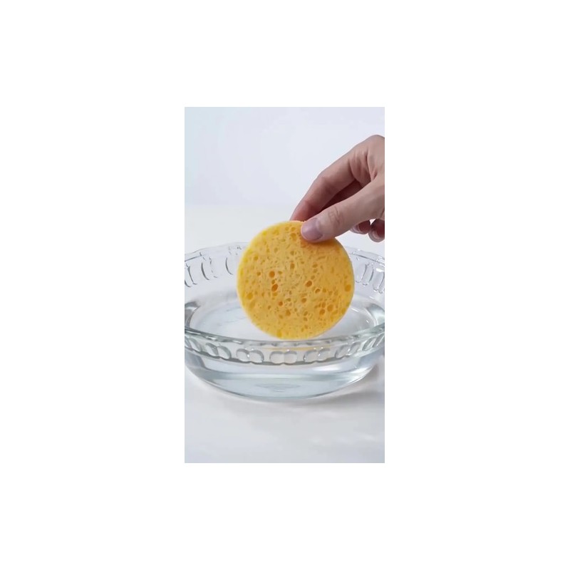 50 Pzs Esponja Facial Comprimida Para Limpieza Y Exfoliación