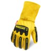 Ironclad ILD-IMPC5WP-04-L 360° Cut Leather Impact Waterproof Glove, Large