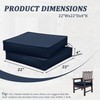 Snubbull Outdoor Chair Cushions 22 X 22 X 4 Inch