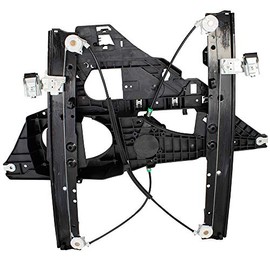 Brock Aftermarket Replacement Front Driver Left Power Window Regulator Without Motor Compatible With 2007-2017 Ford Expedition