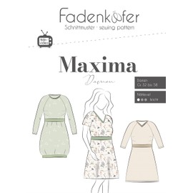 Maxima Women's Dress Sewing Pattern and Sewing Instructions