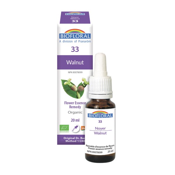 Biofloral No. 33 Walnut Organic Flower Essence Remedy 20 ml