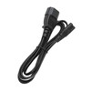 IEC320 C14 to C7 Cord Male to Female Power Adapter