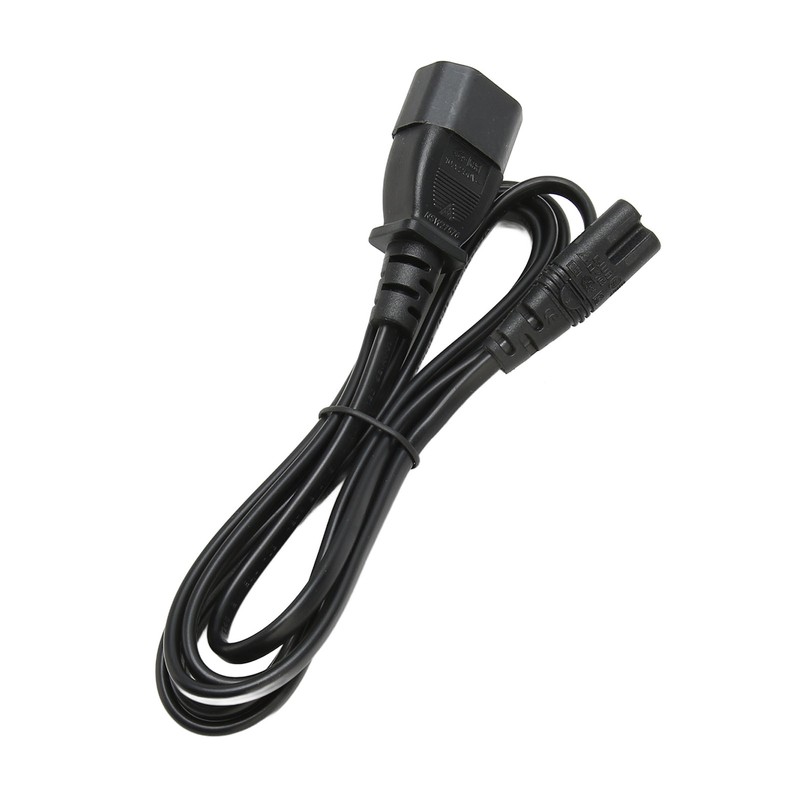 IEC320 C14 to C7 Cord Male to Female Power Adapter