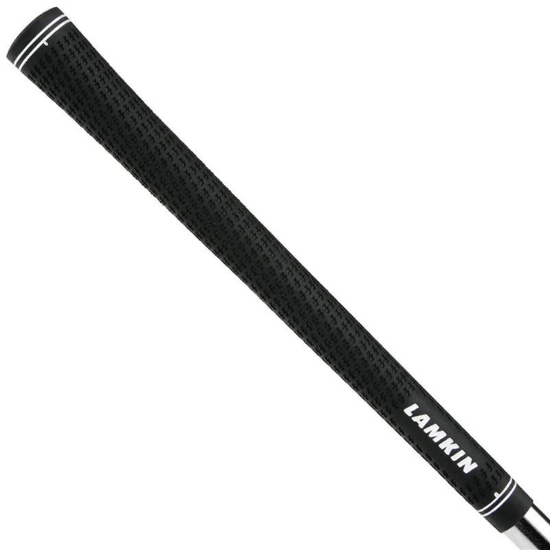 Lamkin Crossline Black Golf Grip Bundle (8 Piece), Midsize