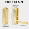 Mayoii 4pcs Foldable Wall Hooks, Flip Down Hook for Hanging