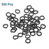 uxcell M3 Split Lock Washer, 300Pcs Carbon Steel Spring Lock