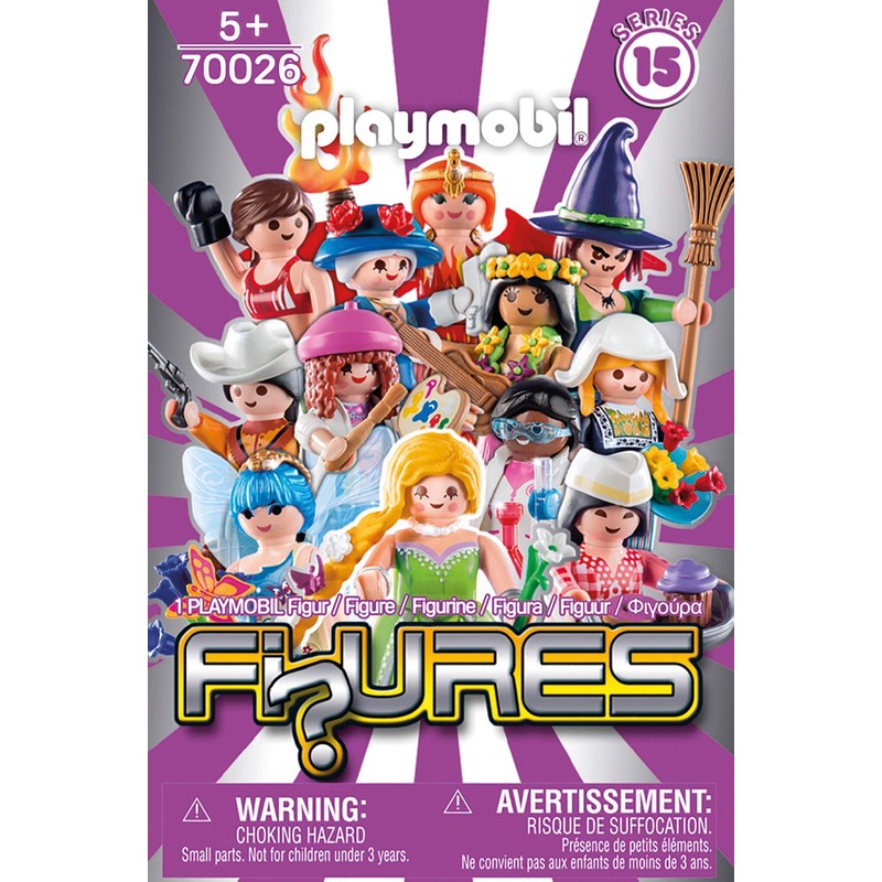 Playmobil 70026 Collectable Figures Series 15 - Girls, Fun Imaginative