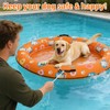 PUPTECK Dog Pool Float, Inflatable Dogs Raft for Pool with