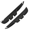 2PCS Side Vent Frame Cover Dry Carbon Fiber Material Replacement