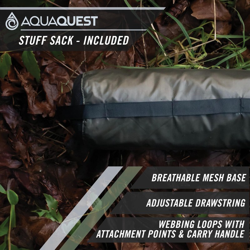 AquaQuest Defender Tarp – Heavy-Duty Waterproof (20,000 mm) Seam-Taped Rain