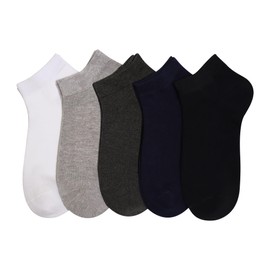 SERISIMPLE Women Viscose Bamboo Ankle Socks Low Cut Thin Sock Lightweight Pastal Color Soft Sock 5 Pairs (US, Alpha, Large, Regular, Regular, Assorted6)