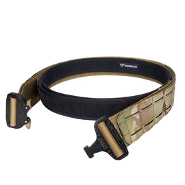 IDOGEAR Inner Belt Tactical Belt Accessories Hook Liner 1.5 Inch Width for Tactical Duty Belt Men (Large for Waist 96-106 cm, Black)