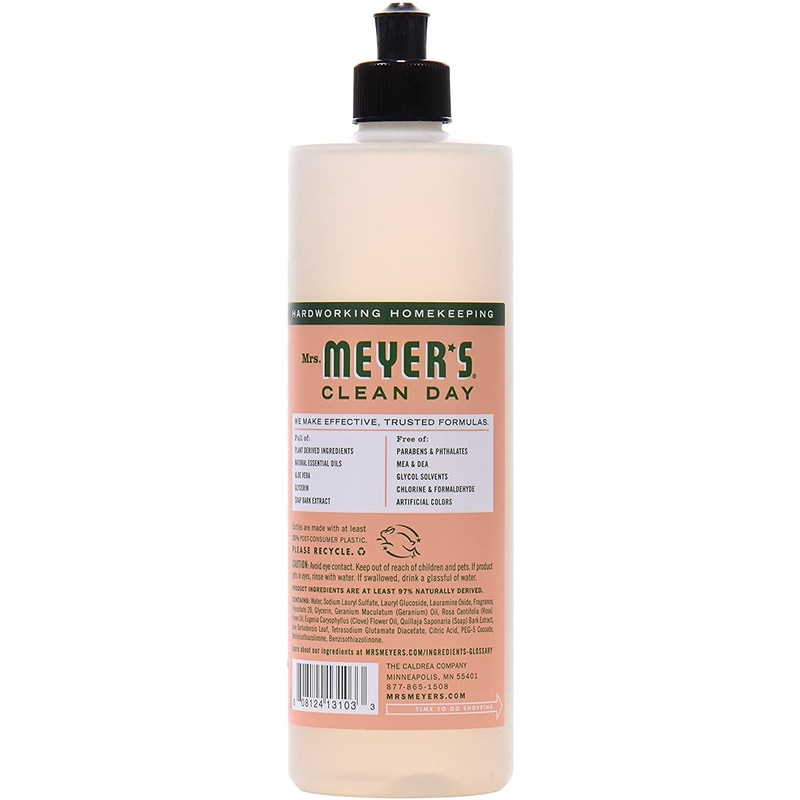 Liquid Dish Soap in Geranium - 16 oz