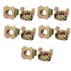 sourcingmap 10pcs M8 65Mn Spring Steel Captive Cage Nut for