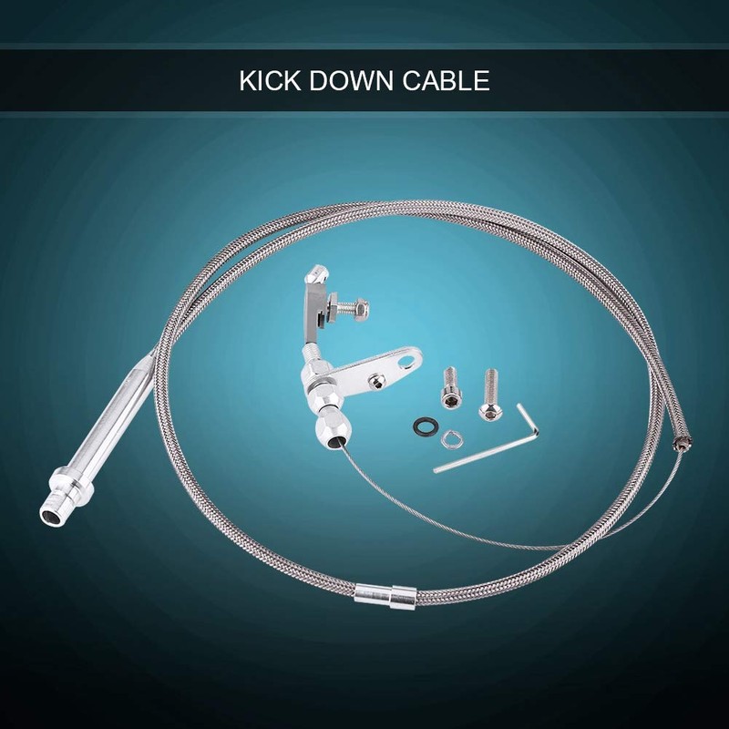 Stainless Kick Down Cable Transmission Kick Down Cable for TH350