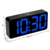 DreamSky Large Digital Alarm Clock Big Numbers for Seniors &