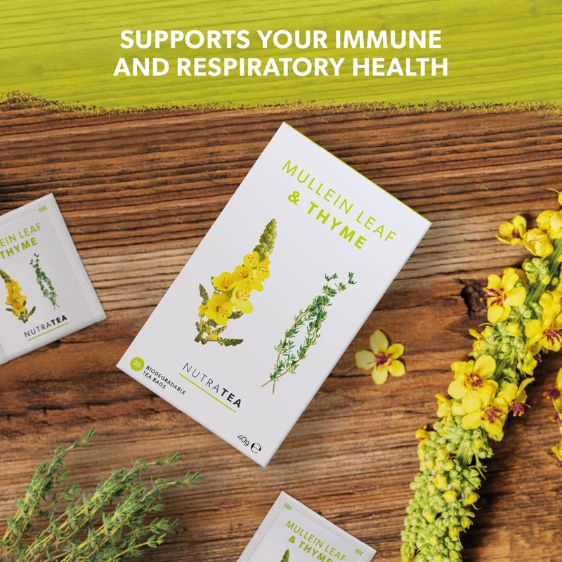 Nutra Tea - Mullein Leaf & Thyme | Mullein Tea