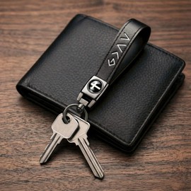 TLOEP Christian Cross Leather Keychain – God Is Greater Than the Highs and Lows Key Ring, Easter Gift for Men, Christian Gift for Dad Husband Boyfriend, Valentine’s Day Gifts, Car Key Accessory