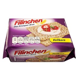 3er Pack Filinchen Das Knusper-Brot Vollkorn 3 x 75 g laktosefrei zuckerarm natriumarm