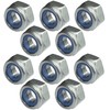 AERZETIX - C49570 - Set of 10 Locking Nuts Hex