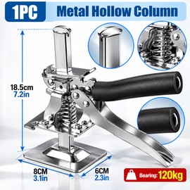 Labor-Saving Arm Jack for Installation – Adjustable Metal Lifting Tool with Hand Lever for Doors, Cabinets, Panels & Tile