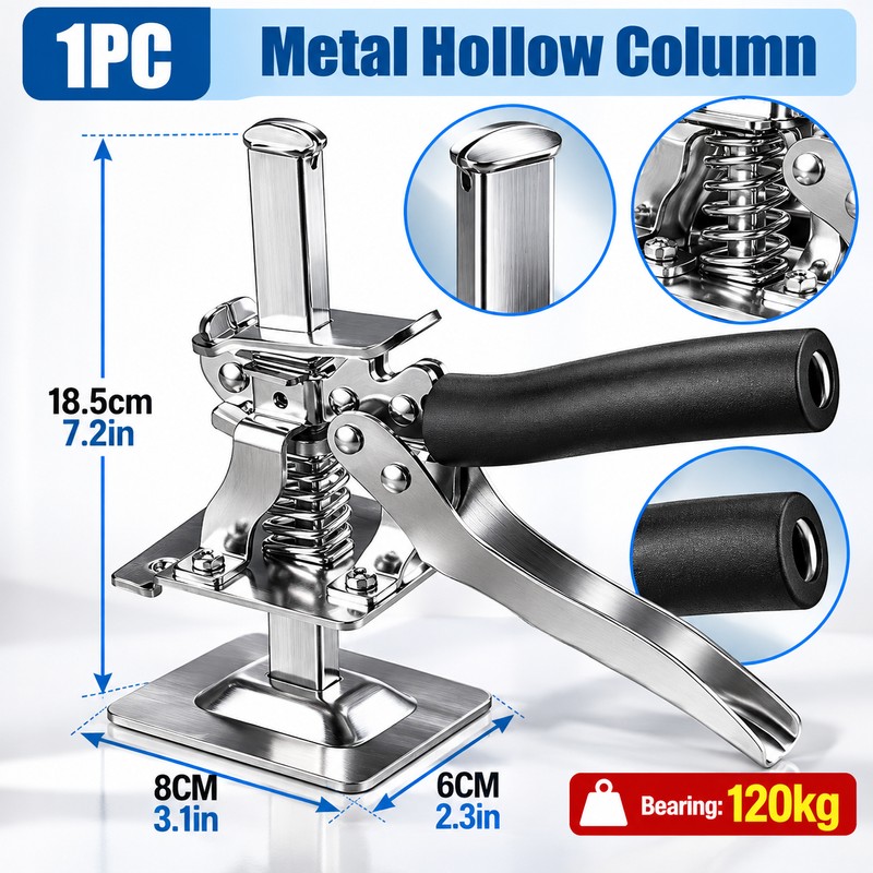 Labor-Saving Arm Jack for Installation – Adjustable Metal Lifting Tool