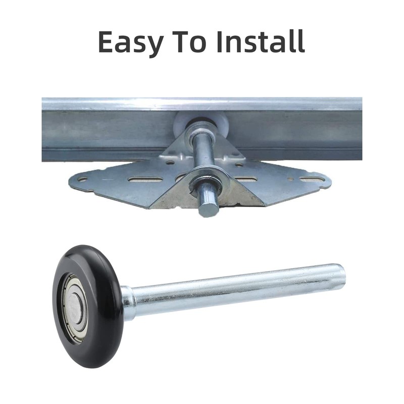 HOME MASTER HARDWARE 2" Nylon Garage Door Rollers 12 Pack,Garage