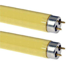 GoodBulb 32-Watt Screen Room Gold Fluorescent Tubes T8 Shape G13 Base Gold Light Color Screening Rooms for Print Pack of 2 Bulbs