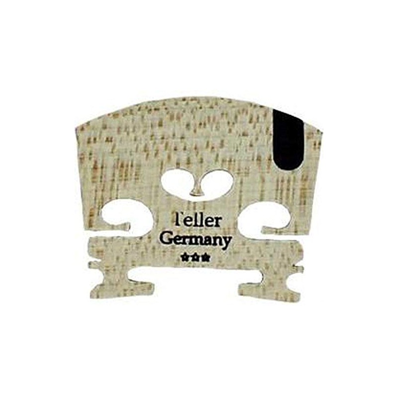 Teller Violin Bridge with Ebony Inlay - 4/4 Size