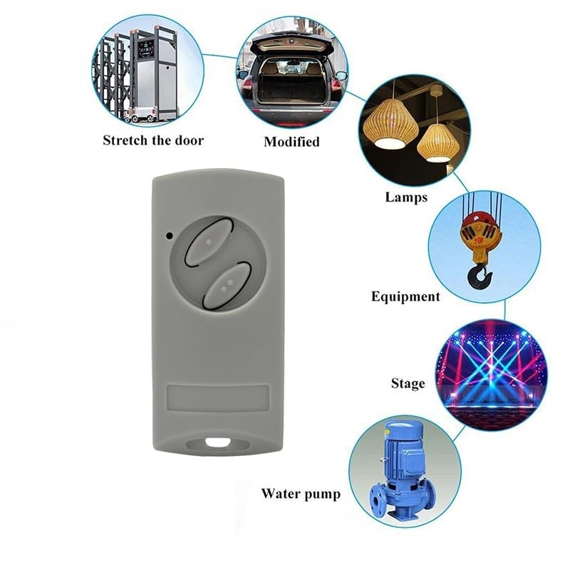 Garage Door Hand Transmitter Compatible Remote Control for Ecostar RSE2