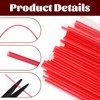 50 Pack Spray Can Straw, Red Plastic Spray Can Tips,