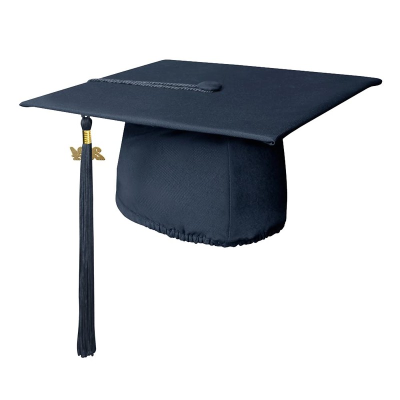 Endea Graduation Matte Cap & Tassel (Navy Blue, 2024)