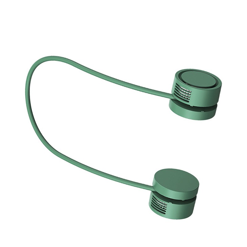 Portable Neck Fan Mini USB Charging Hands Free Bladeless Hanging