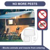 RV Furnace Screen for RV Water Heater Vent Cover, Stainless
