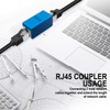 ZUZONG RJ45 Coupler Ethernet Extension Connector, Cat7 Cat6 Cat5e Ethernet