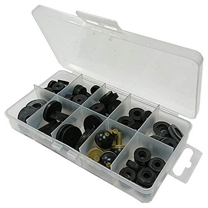 Merriway BH06596 (64 Pcs) Assortment of Tap & Hose Washers