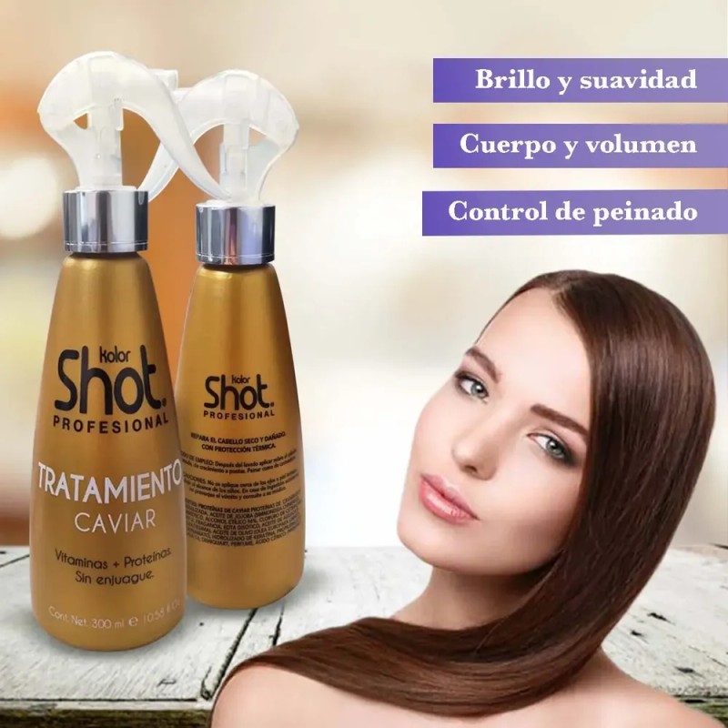 Tratamiento Para Cabello Maltratado O Seco Caviar Kolor Shot