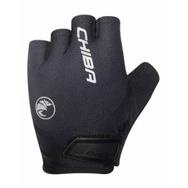 Chiba Gel Air Cycling Gloves Short Black 2024: Size: XL (10)