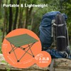 Outplea Small Foldable Camping Table, Portable Collapsible Beach Table, Lightweight