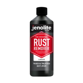 JENOLITE Original Rust Remover for Metal - Fast Acting Liquid - Industrial Strength, Removes Rust Back to Bare Metal - 500ml (16.9 fl oz)