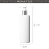 500ml Dispenser Pump Bottle White PET Plastic Bottle Silver/White Lotion