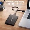 deleyCON SSD Hard Drive Enclosure USB 3.1 Gen 1 for