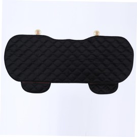 PACKOVE Car Seat Protector Rear Seat Cover Mesh Black Breathable Comfortable for Drivers Office Use